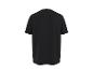 T-shirt noir à manches courtes, vue de dos