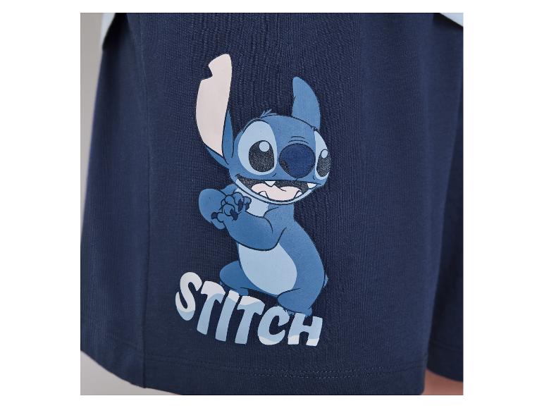 Shorts et haut Disney Stitch bleu marine.