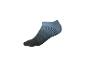 Chaussette courte à rayures bleues et noires