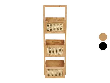 LIVARNO® Étagère de salle de bains portable en bambou