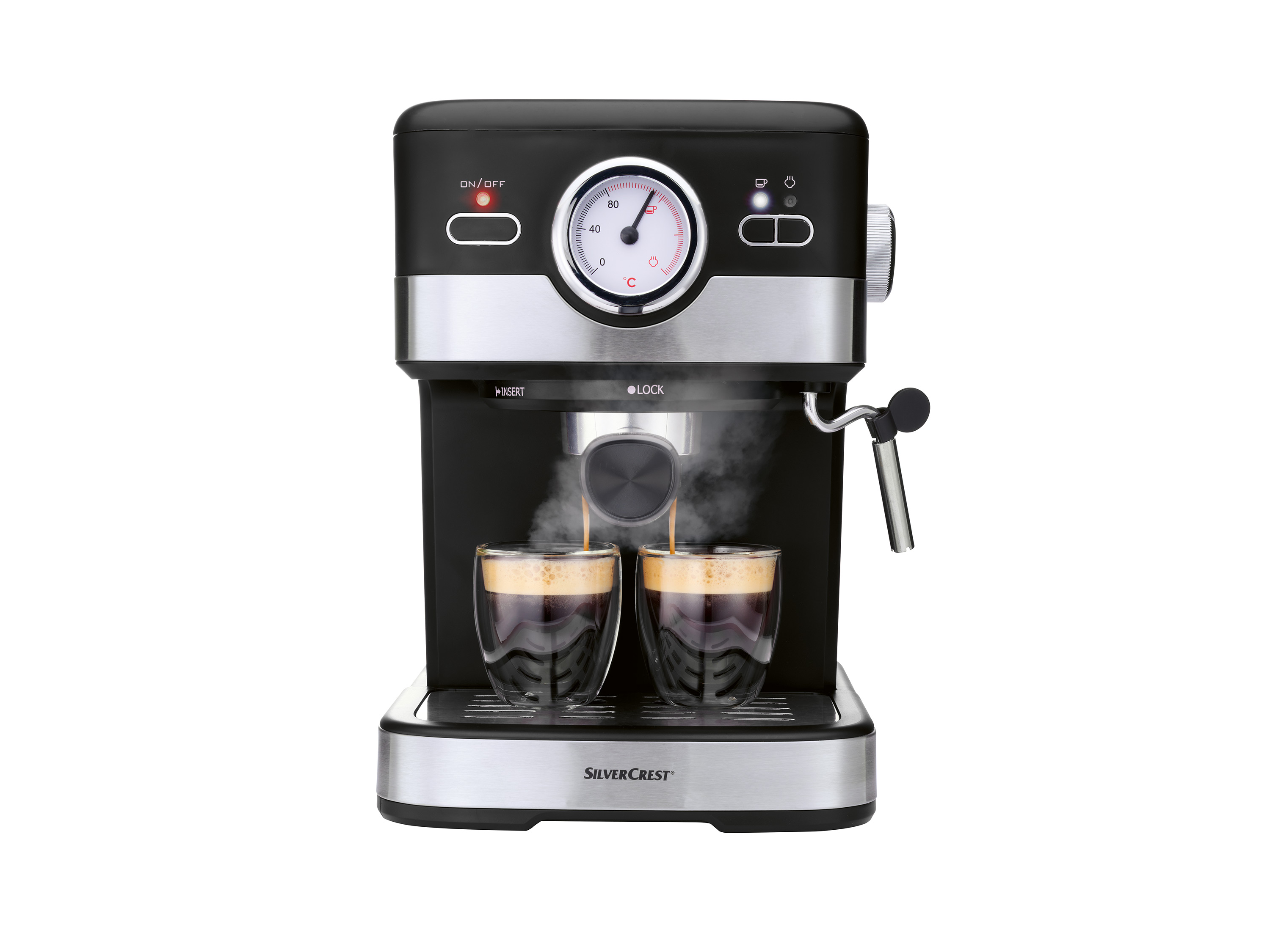 SILVERCREST® KITCHEN TOOLS Machine à expresso SEM 1100 C4, 1100 W