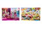 Calendriers de l'Avent Barbie et Hot Wheels avec jouets.