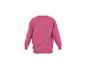 Sweat-shirt rose uni pour femme, vue de dos.