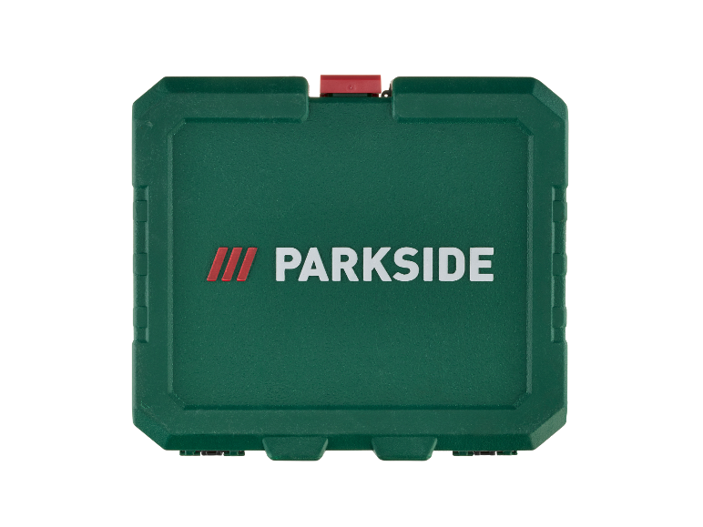 Boîte à outils verte Parkside.