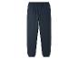 Pantalon de survêtement bleu marine avec taille élastique.