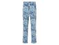Pantalon de pyjama bleu avec motif tie-dye.