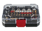 Un jeu d'outils Parkside Performance avec différents embouts et douilles.