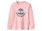 T-shirt rose à manches longues avec Minnie Mouse et le texte 'SWEET DREAMS'.
