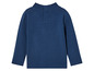 Un t-shirt bleu marine à manches longues pour garçon.