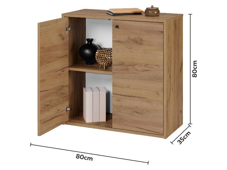 Meuble bas Verona, 80 x 80 x 35 cm