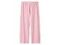 Pantalon de jogging rose pour femme avec taille élastique