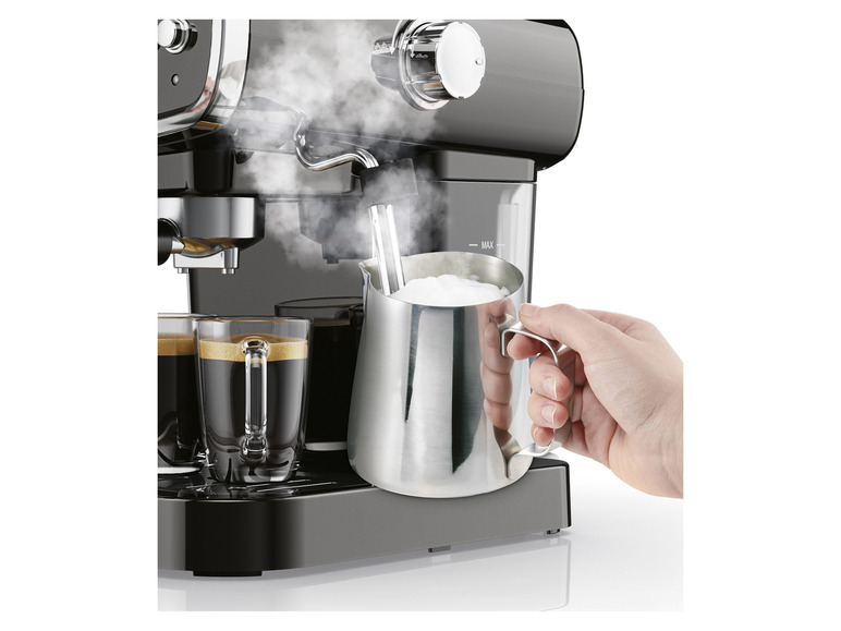 Aller en mode plein écran : SILVERCREST® KITCHEN TOOLS Machine à expresso SEM 1050 A2, 1 050 W, 1,2 L - Image 2