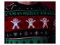 Un pull de Noël avec des bonhommes en pain d'épices lumineux.