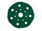 Disque de ponçage et d'affûtage vert pour outils.