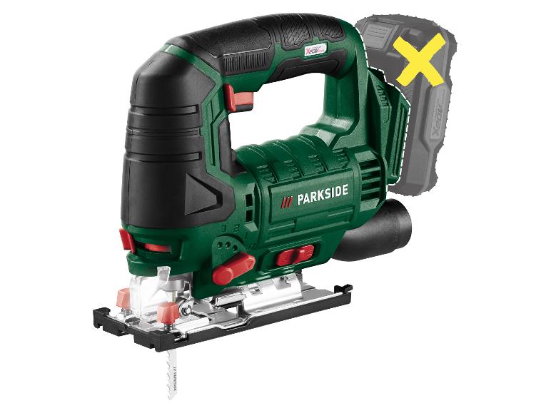 Scie sauteuse sans fil PARKSIDE avec batterie X 20 V TEAM (non incluse)