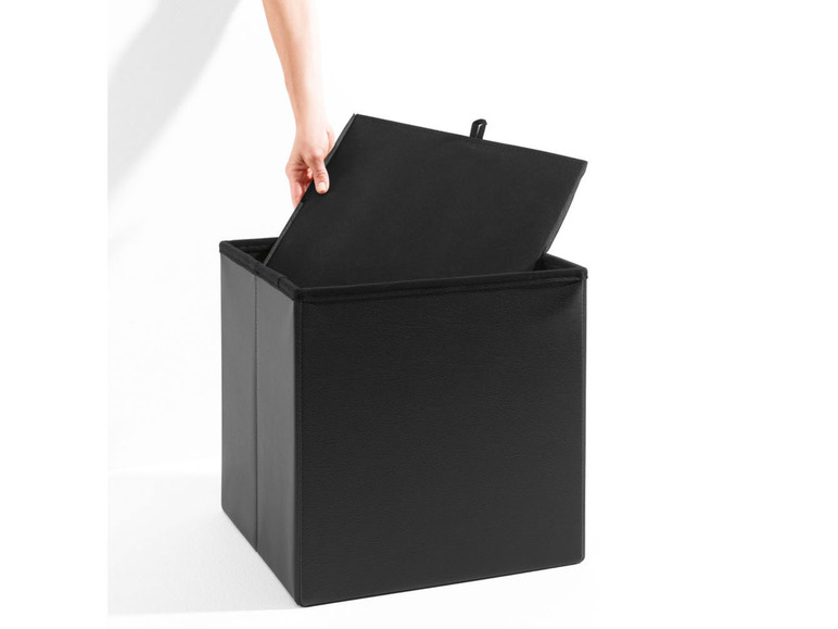 Aller en mode plein écran : LIVARNO home Pouf pliable avec coffre de rangement San Diego - Image 13