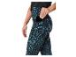Leggings de sport à motif géométrique avec poche pour téléphone.