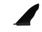 Une aileron noir pour planche de surf ou SUP.