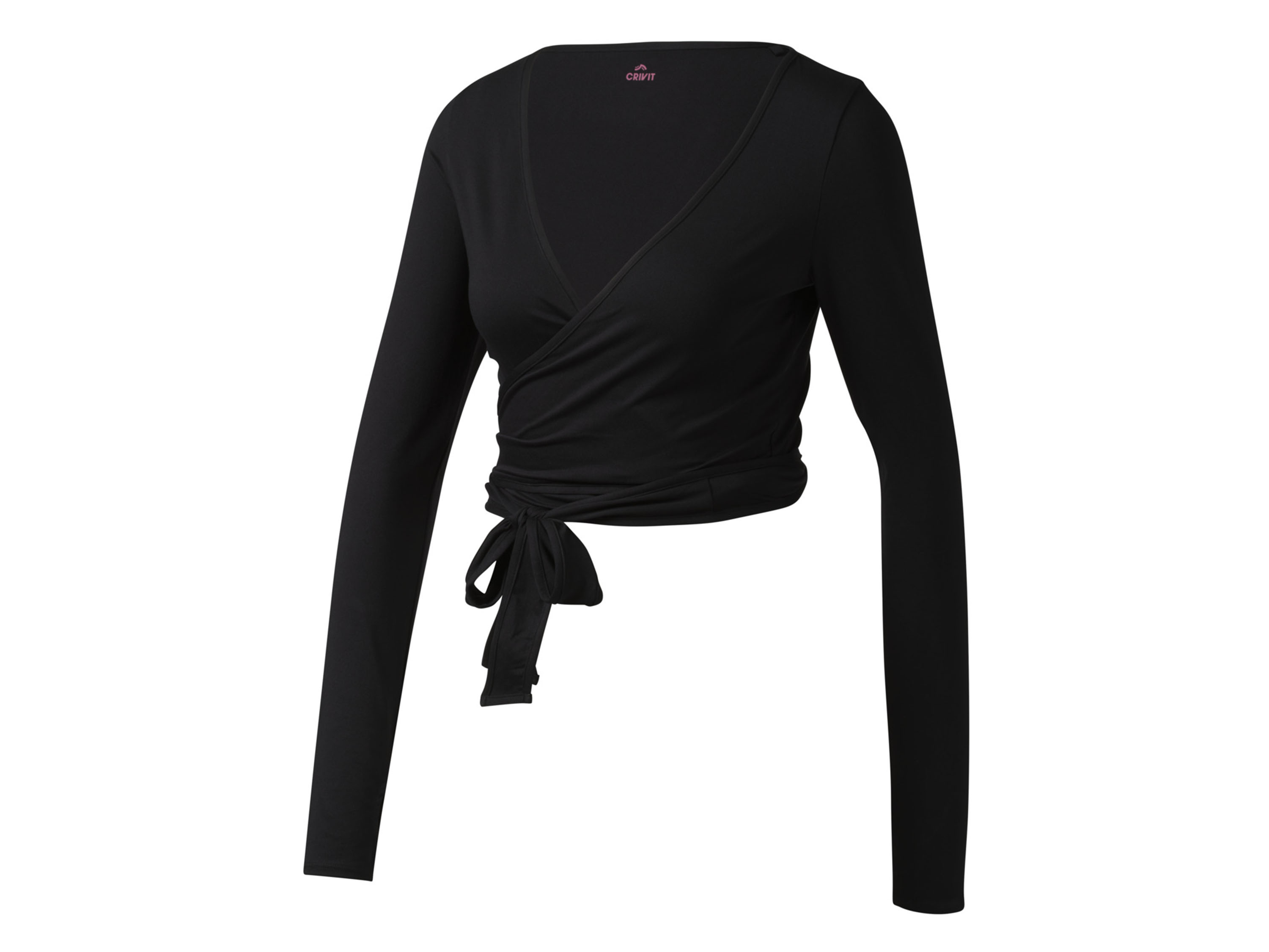 CRIVIT Top technique femme (noir, S(34/36))