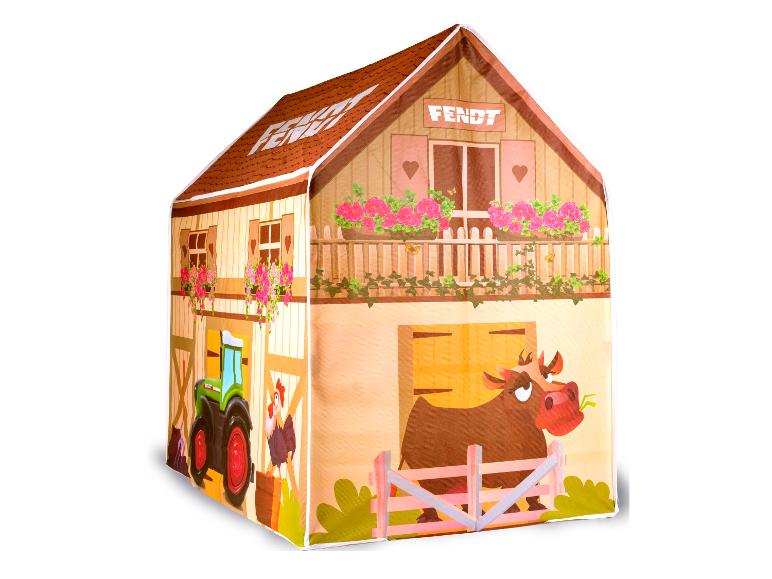 Maison de jeu Fendt en forme de ferme pour enfants.
