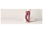 Pantalon de pyjama à carreaux rouges pour femme.