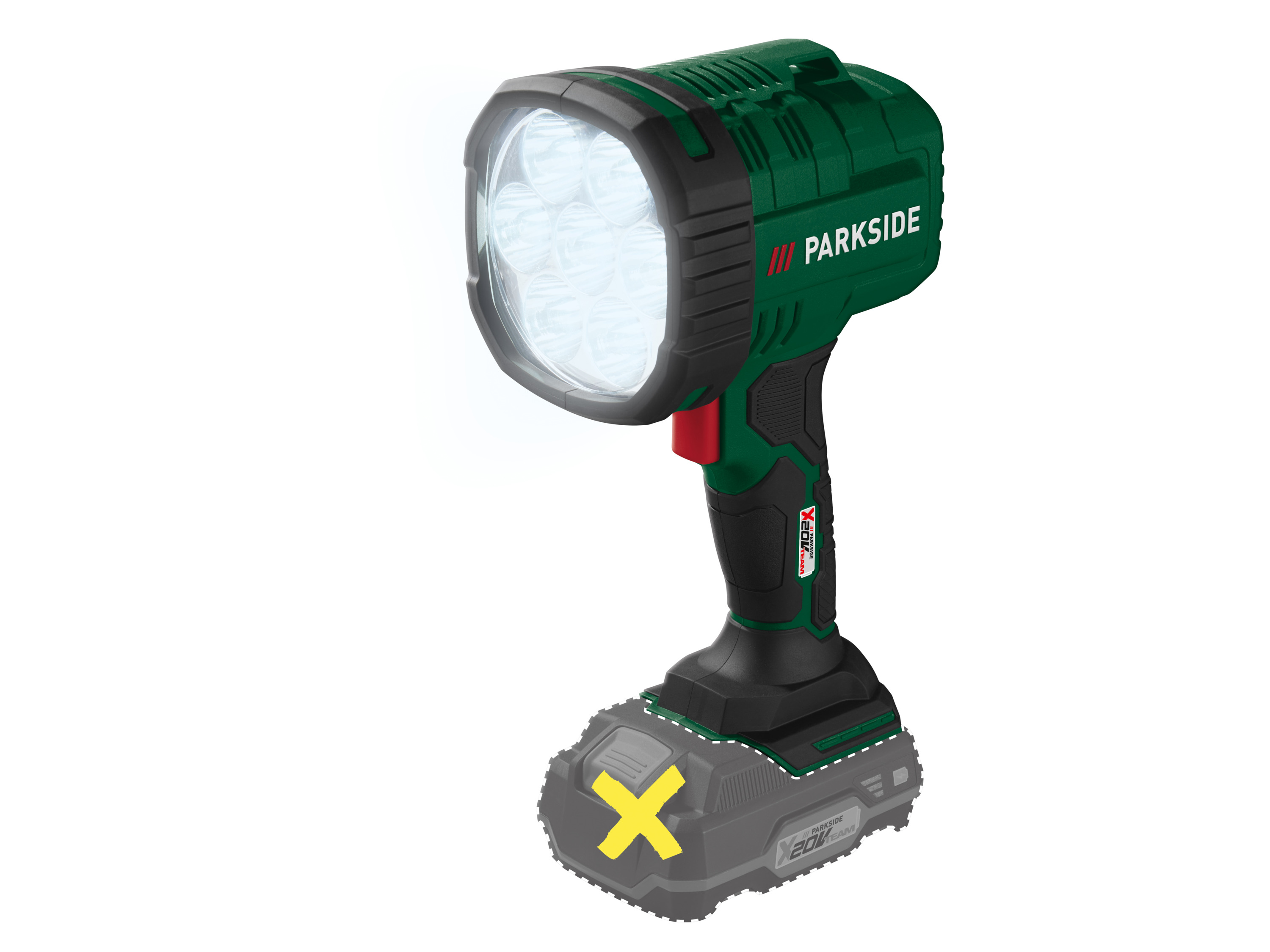 PARKSIDE® Lampe torche LED sans fil 20 V PHLA 20-Li A1