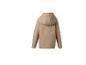 Veste beige à capuche, vue de dos