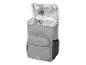 Sac isotherme gris Crivit avec couvercle ouvert.