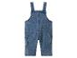 Salopette en jean pour bébé, vue de dos