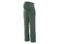 Pantalon de grossesse vert olive en tissu mousseline.