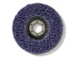 Un disque de ponçage ou de meulage violet pour outils.