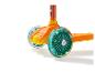 Trottinette enfant orange et verte, roues lumineuses, Paw Patrol.