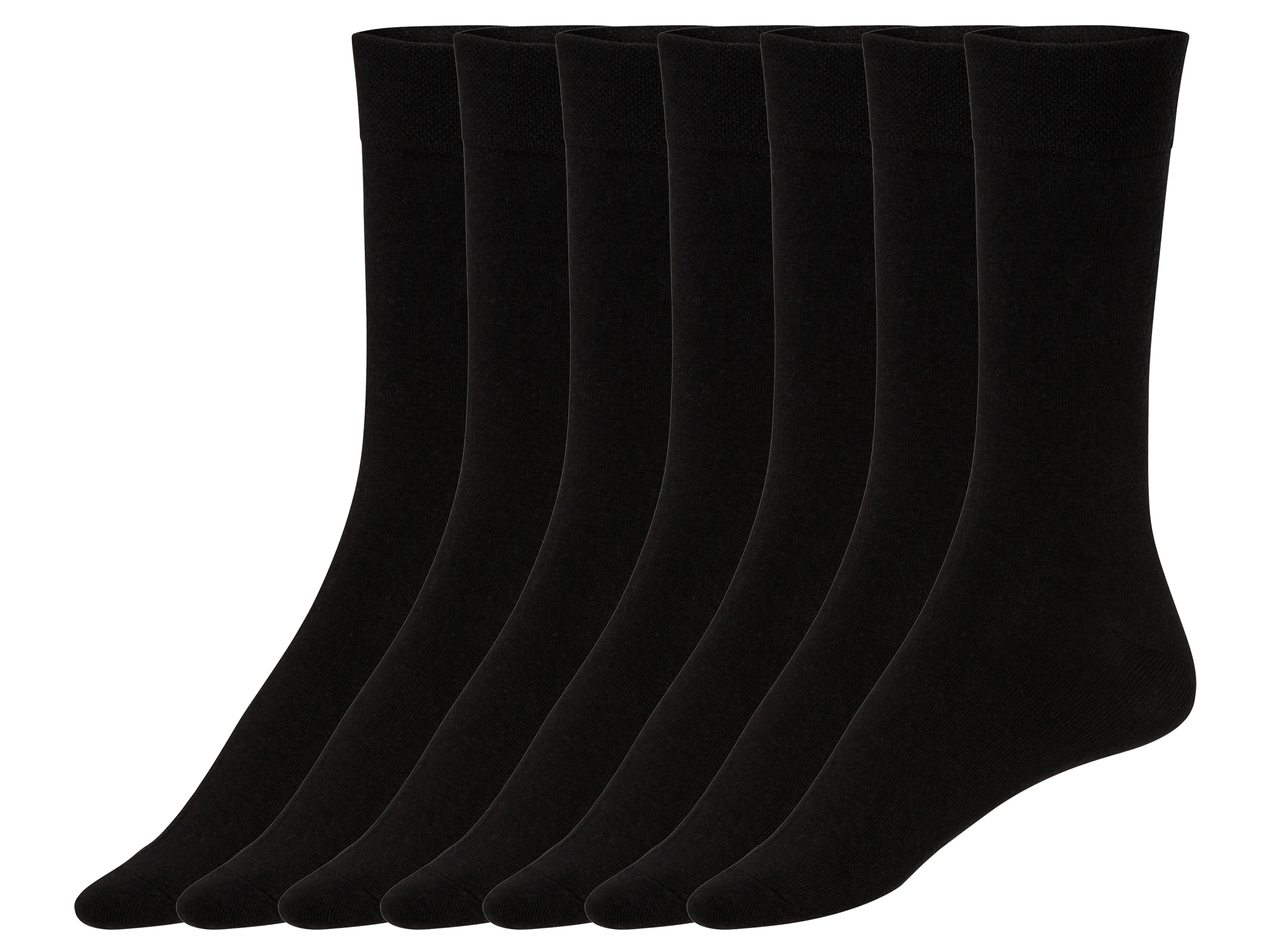 LIVERGY® Lot de 7 paires chaussettes homme (noir, 39-42)