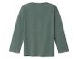 T-shirt enfant à manches longues vert menthe, dos