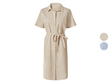 ESMARA® Robe en lin Premium femme