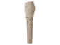 Pantalon cargo beige avec grandes poches.