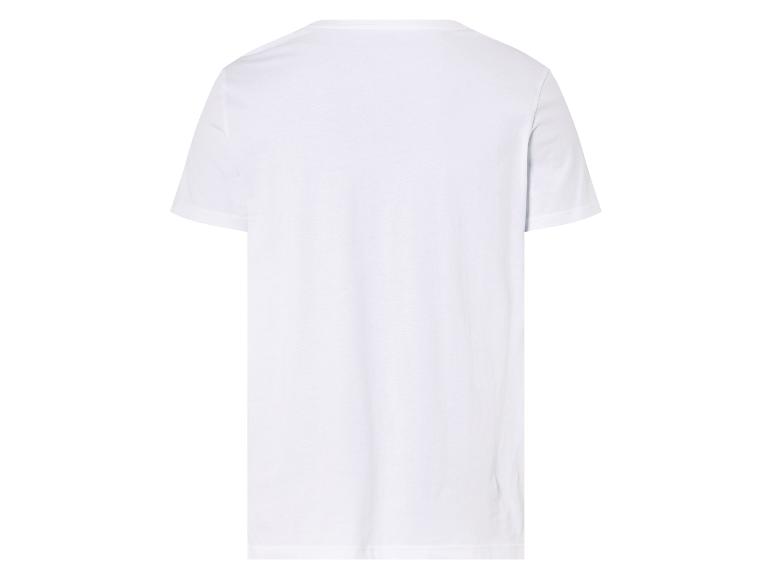 T-shirt blanc uni pour homme.