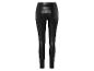 Leggings en cuir noir pour femmes.