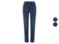 Jeans pour femmes en bleu et noir.