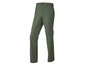 Pantalon de randonnée vert avec jambes amovibles.