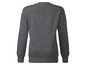 Un sweat-shirt gris à manches longues.