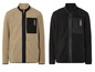 Deux vestes en polaire Pikes Peak, une beige et une noire