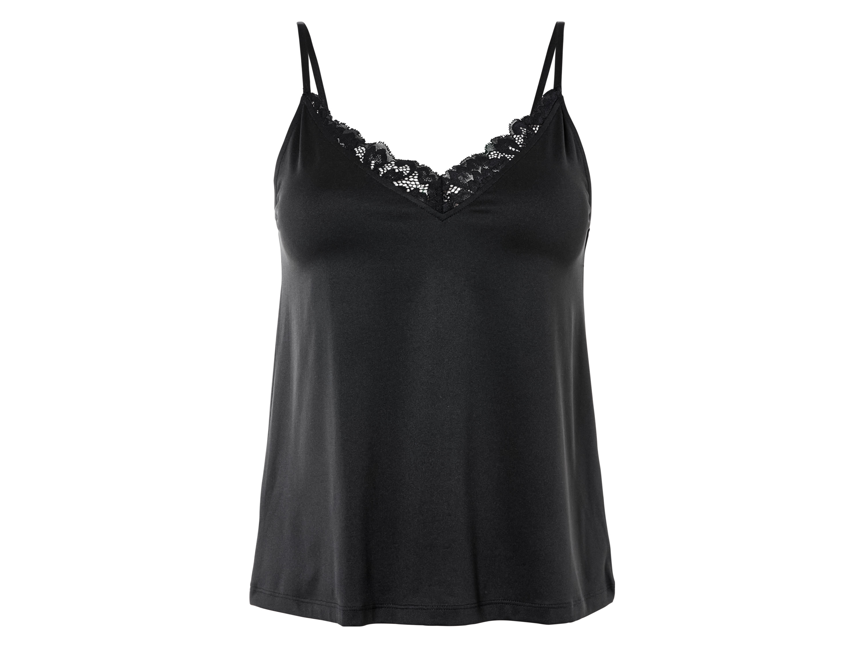 esmara® Débardeur en dentelle femme (noir, S(34/36))