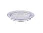 Couvercle en plastique transparent pour tasse ou récipient, avec une légère teinte violette