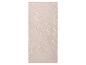 Tapis de couloir à motif géométrique beige et blanc