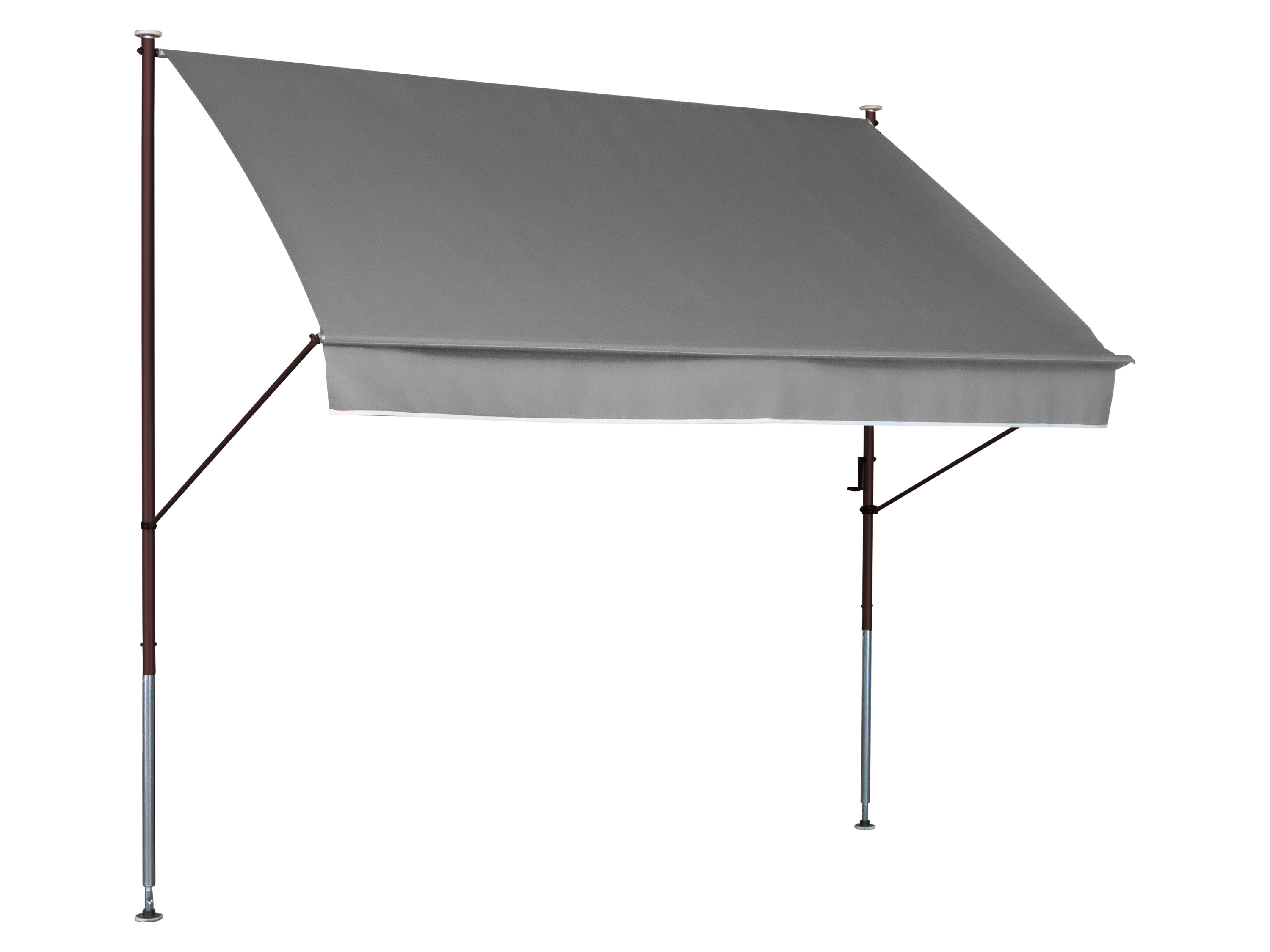 Angerer Store banne à fixer (gris clair, 400 cm breit)