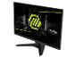 Moniteur de jeu noir avec écran illuminé affichant un logo vert vif et le texte MAG.
