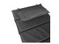 Matelas de sol pliable gris foncé avec oreiller