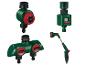 Programmateurs d'arrosage et lance Parkside : minuterie rotative, digitale et diviseur.