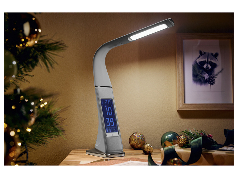 Aller en mode plein écran : LIVARNO home Lampe de table à LED avec affichage de l'heure - Image 8